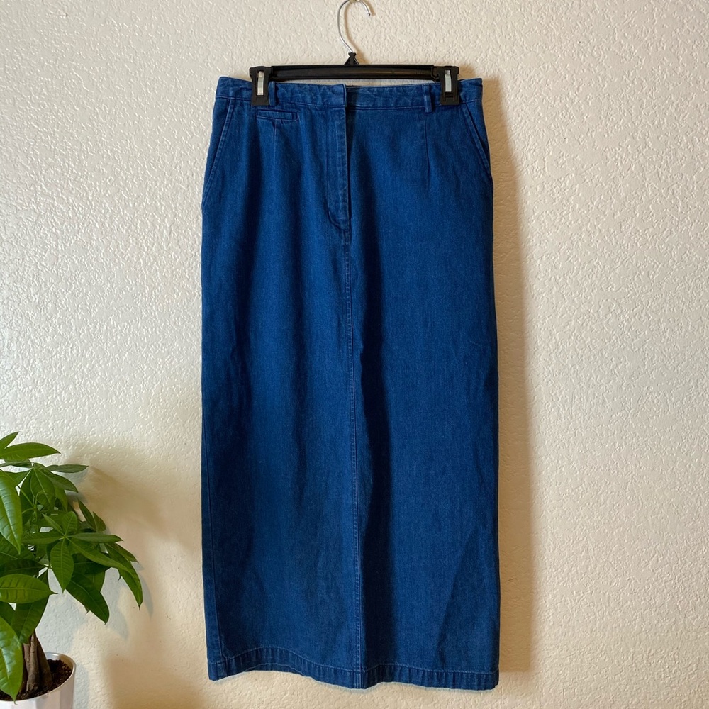 ••SOLD••Talbots long denim skirt